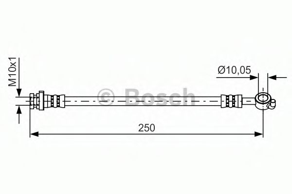 Тормозной шланг BOSCH 1987481435