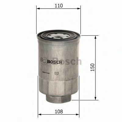 Топливный фильтр BOSCH F026402039