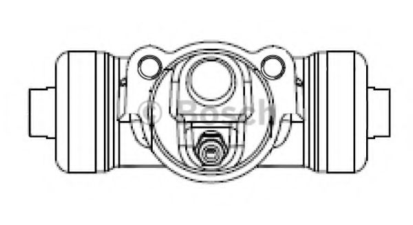 Рабочий тормозной цилиндр BOSCH F026002386