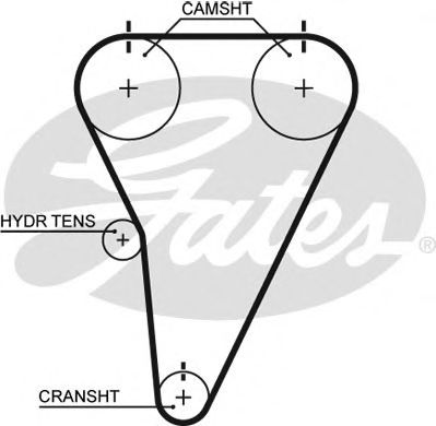 Ремень ГРМ GATES T215
