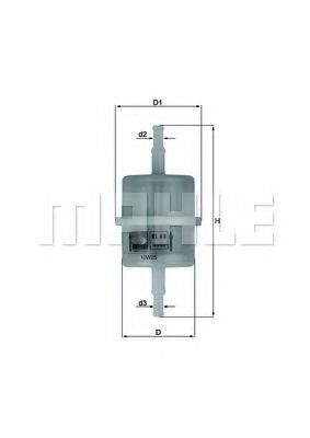 Топливный фильтр KNECHT KL63OF