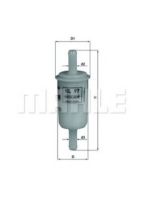 Топливный фильтр KNECHT KL97OF