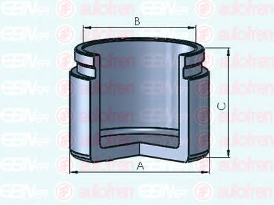Поршень, корпус скобы тормоза AUTOFREN SEINSA D025330