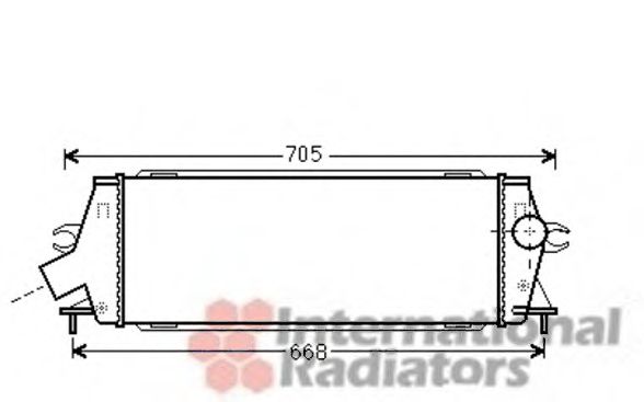 Интеркулер VAN WEZEL 43004456