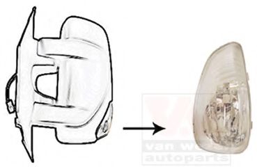 Фонарь указателя поворота VAN WEZEL 3799915