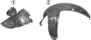 Обшивка, колесная ниша VAN WEZEL 4310433