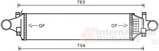 Интеркулер VAN WEZEL 30004659