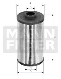 Масляный фильтр MANN-FILTER HU12003X