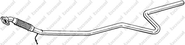 Труба выхлопного газа Bosal 950087