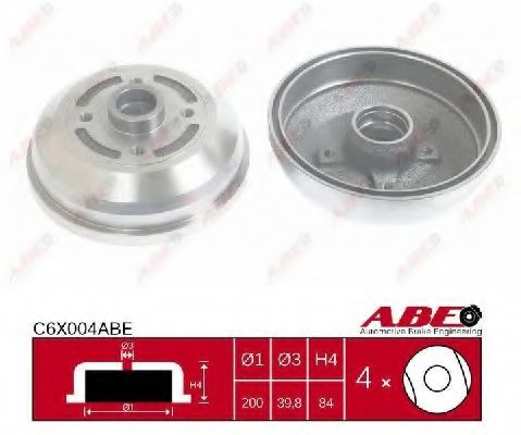 Тормозной барабан ABE C6X004ABE