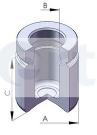 Поршень, корпус скобы тормоза ERT 150564C