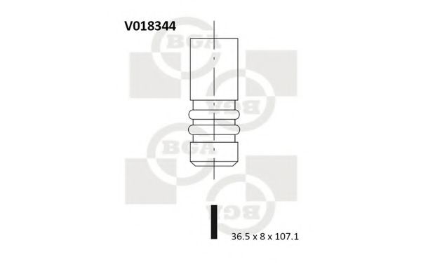 Впускной клапан BGA V018344