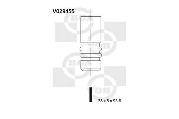 Впускной клапан BGA V029455