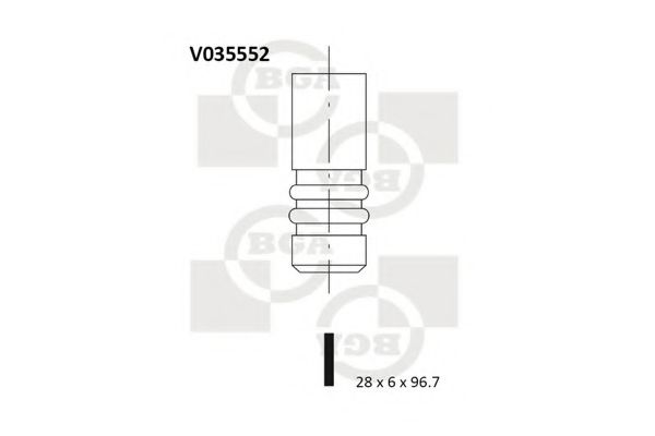 Выпускной клапан BGA V035552