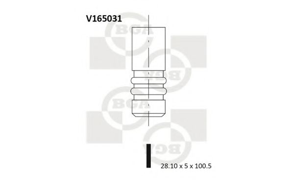 Выпускной клапан BGA V165031