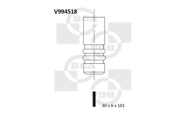 Выпускной клапан BGA V994518