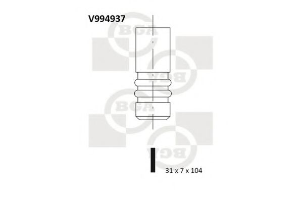 Впускной клапан BGA V994937