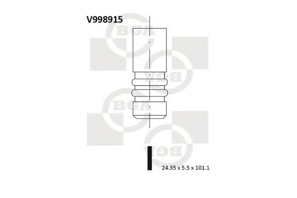 Выпускной клапан BGA V998915