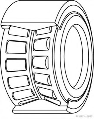 Комплект подшипника ступицы колеса JAKOPARTS J4702029