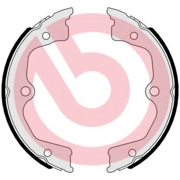 Комплект тормозных колодок, стояночная тормозная система Brembo S28518