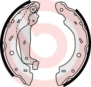 Комплект тормозных колодок Brembo S50504
