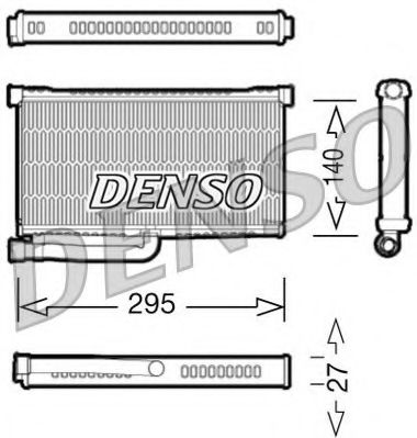 Радиатор печки салона Denso DRR02004