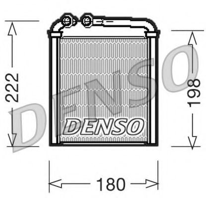 Радиатор печки салона Denso DRR32005
