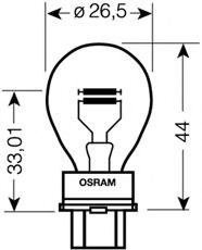 Лампа накаливания Osram 3157