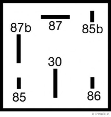Реле, топливный насос HERTH+BUSS 75614077