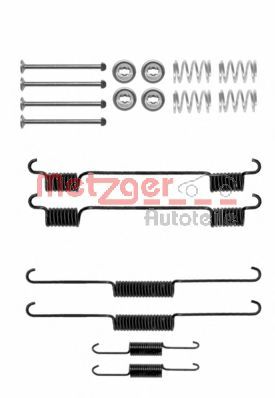 Комплектующие, тормозная колодка METZGER 1050817