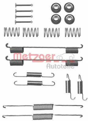 Комплектующие, тормозная колодка METZGER 1050861