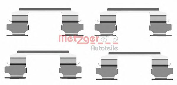 Комплектующие дискового тормоза METZGER 1091686