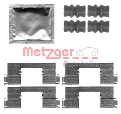 Комплектующие дискового тормоза METZGER 1091798