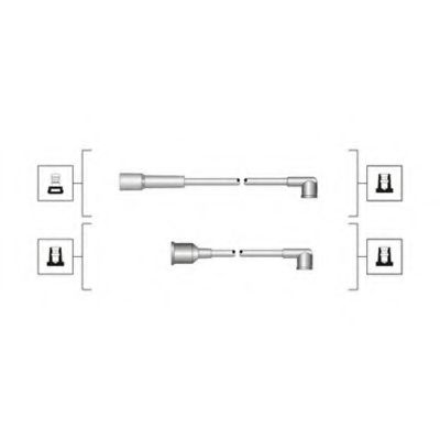 Комплект проводов зажигания Magneti Marelli 941319170022