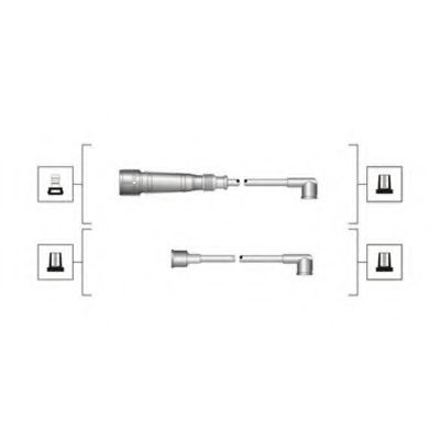 Комплект проводов зажигания Magneti Marelli 941319170026