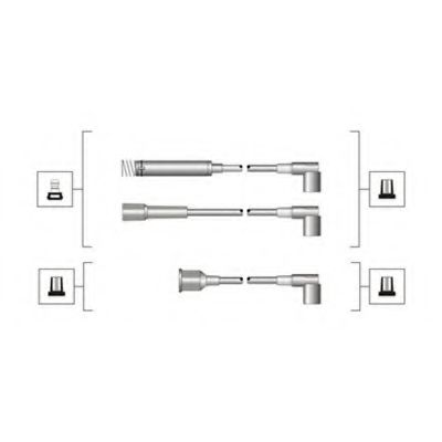 Комплект проводов зажигания Magneti Marelli 941319170110