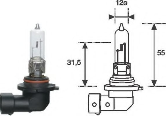 Лампа накаливания Magneti Marelli 002577200000