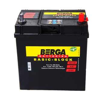 Аккумулятор автомобильный BERGA Basic Block 35Ah 300A (EN) BERGA 535118030