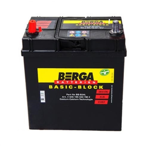 Аккумулятор автомобильный BERGA Basic Block 35Ah 300A (EN) BERGA 535119030