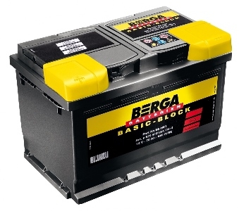 Аккумулятор автомобильный BERGA Basic Block 60Ah 540A (EN) BERGA 560127054