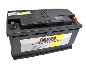 Аккумулятор автомобильный BERGA Start Block 90Ah 720A (EN) BERGA 5901220727642