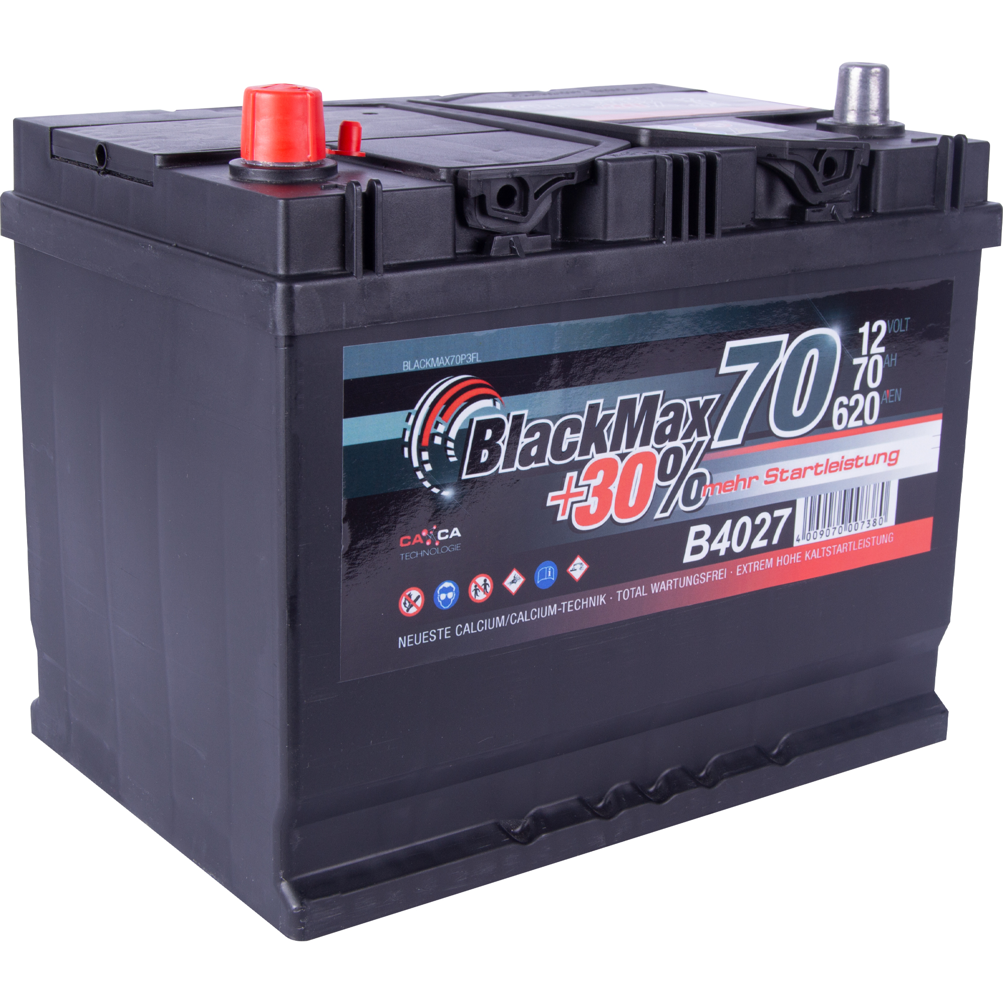 Аккумулятор автомобильный BlackMax 70Ah 620A (EN) BlackMax B4027