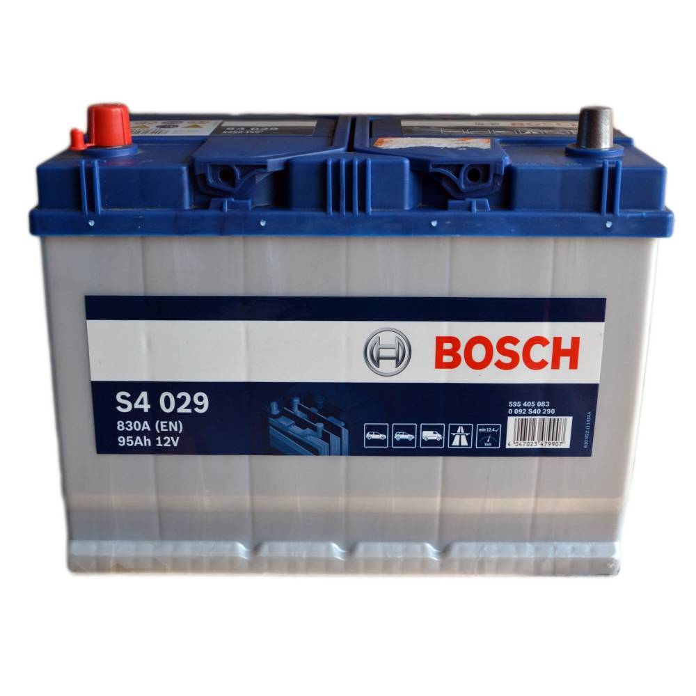 Аккумулятор автомобильный BOSCH S4029 95Ah 830A (EN) BOSCH 0092S40290