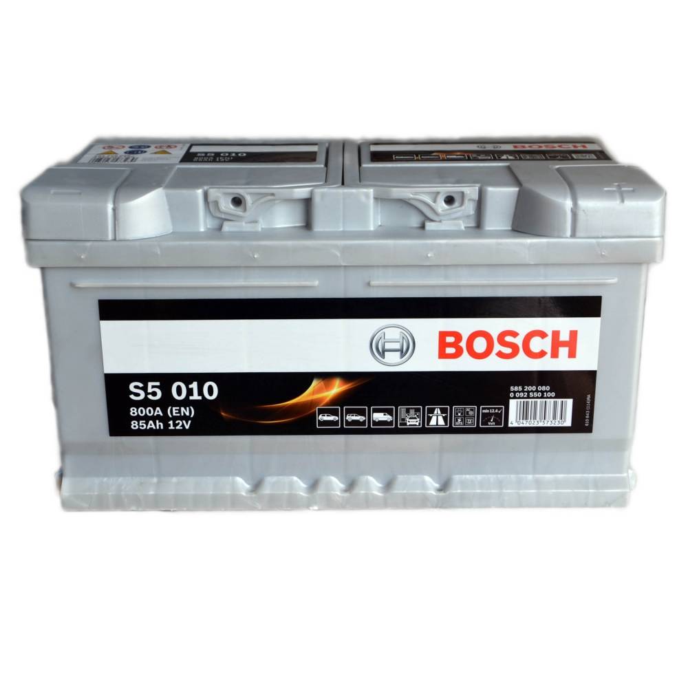 Аккумулятор автомобильный BOSCH S5010 85Ah 800A (EN) BOSCH 0092S50100
