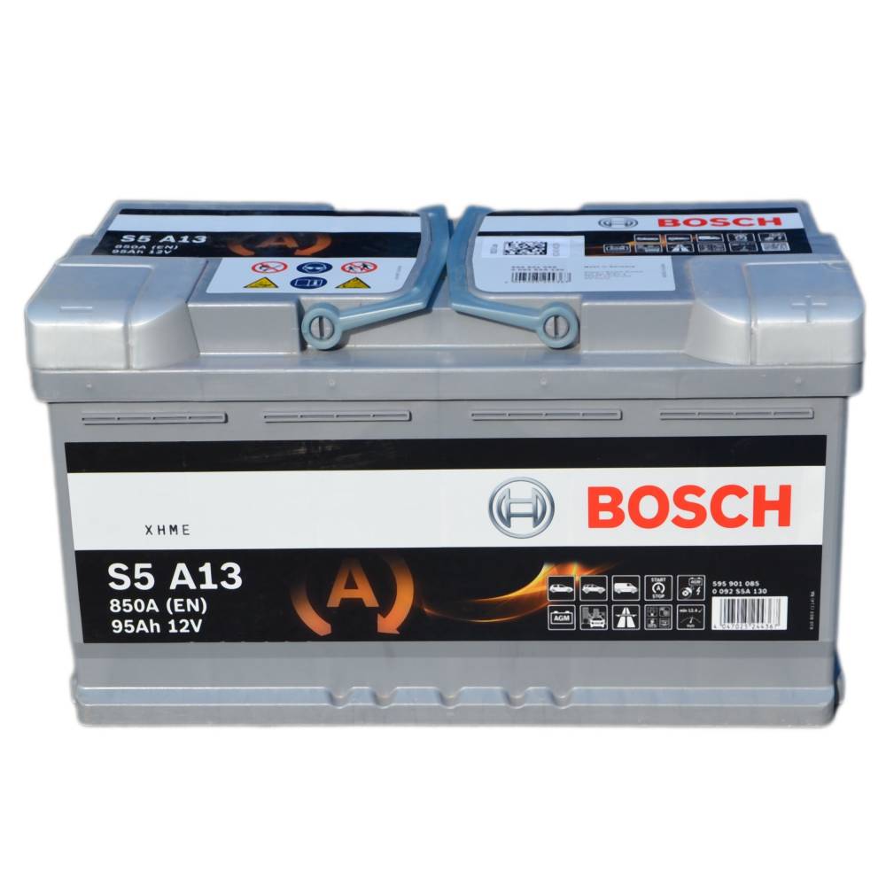 Аккумулятор автомобильный Bosch AGM Start-Stop S5A13 95Ah 850A (EN) AGM BOSCH 0092S5A130