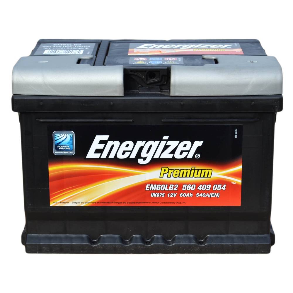 Аккумулятор автомобильный Energizer Premium 60Ah 540A (EN) ENERGIZER 560409054