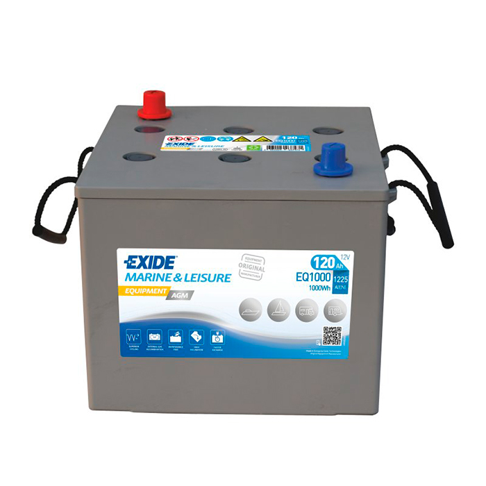 Автомобильный аккумулятор EXIDE Equipment AGM 6СТ-120Ah 1225А (EN) EQ1000 EXIDE EQ1000