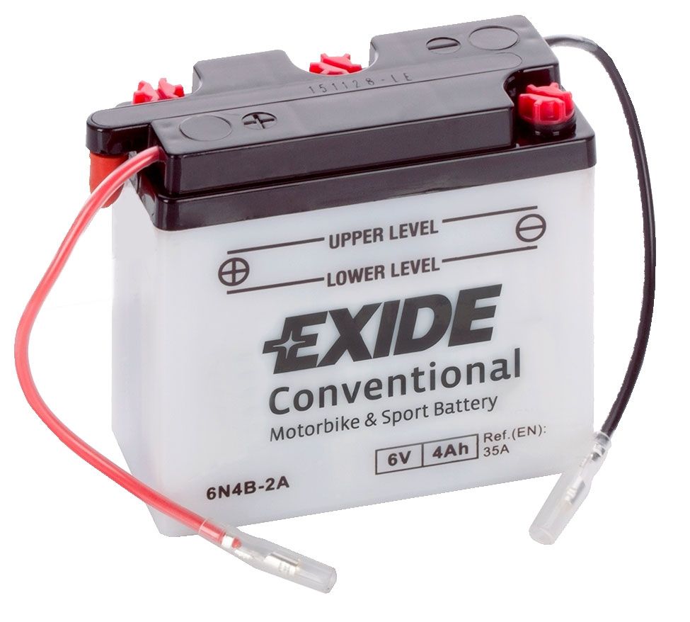 Аккумулятор EXIDE мото Conventional 4Ah 35A (EN) Кислотный EXIDE 6N4B2A