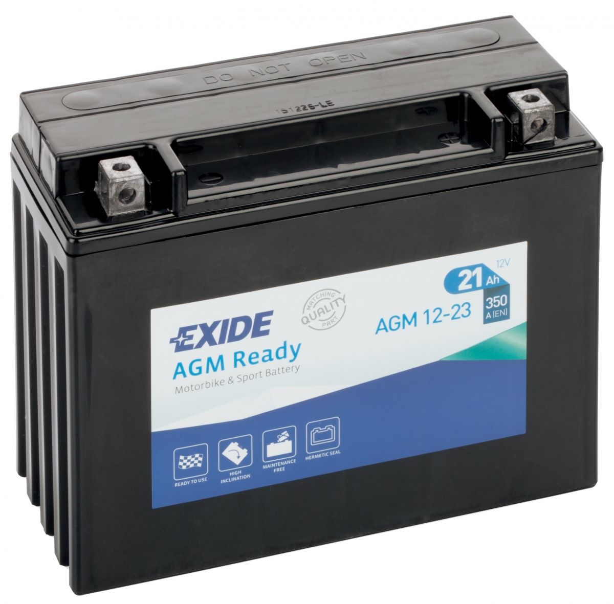 Аккумулятор EXIDE мото Motorbike Sport AGM 21Ah 350A (EN) AGM EXIDE AGM1223