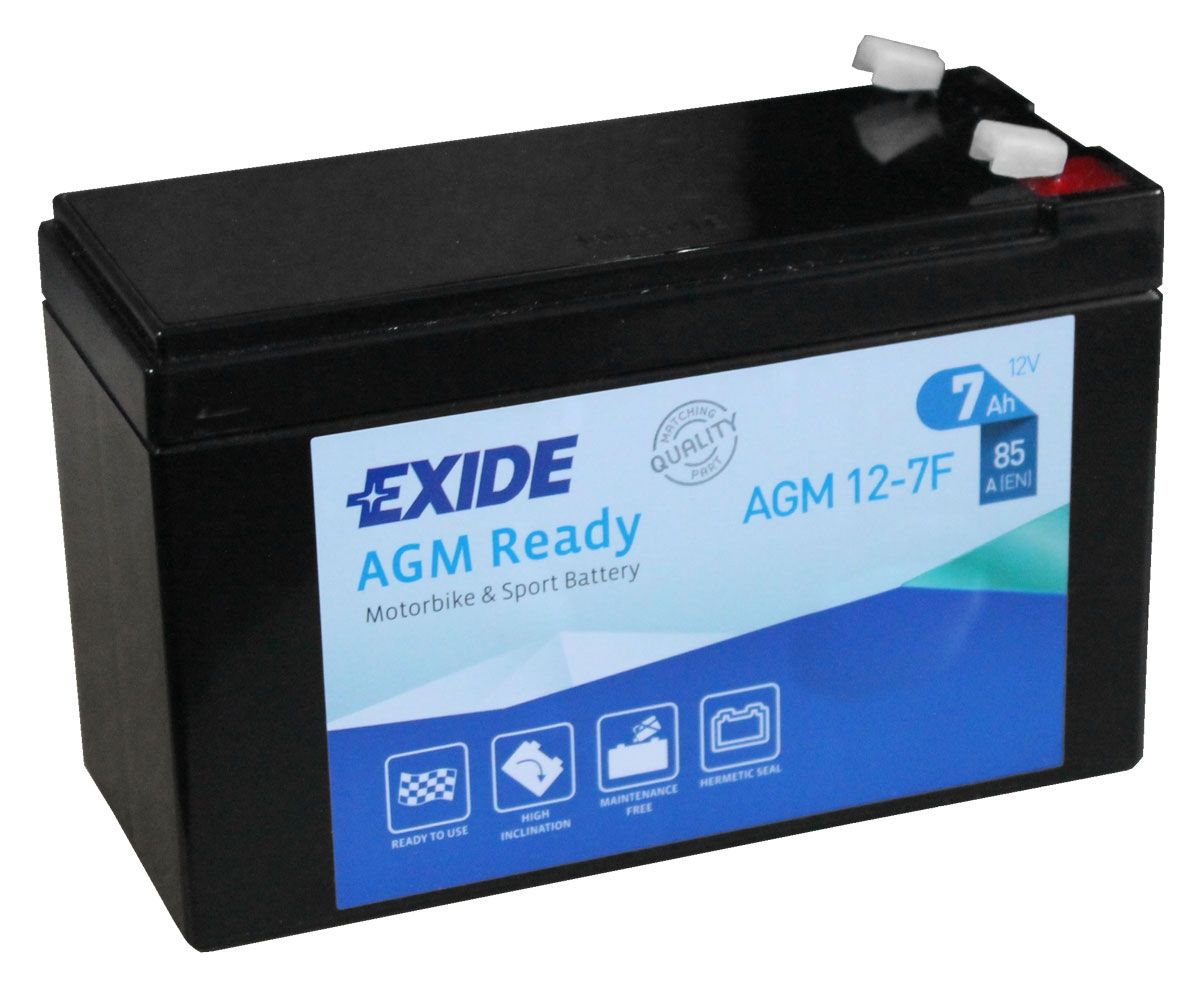 Аккумулятор EXIDE мото Motorbike Sport AGM 7Ah 85A (EN) AGM EXIDE AGM127F